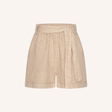 june linen shorts