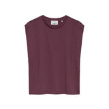 Folded shoulder singlet