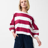 Oversized bold striped Tshirt