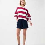 Oversized bold striped Tshirt