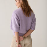 Boxy trui Italiaanse mohairblend