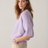 Boxy trui Italiaanse mohairblend