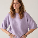 Boxy trui Italiaanse mohairblend