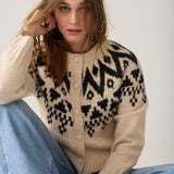 Fair isle-gebreid vest