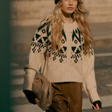 Fair isle-gebreid vest