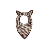 Striped triangle scarf