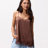 Lace spaghetti top
