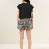 june grey cheetah shorts