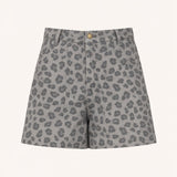 june grey cheetah shorts