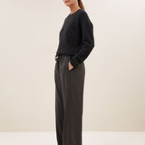 pelle herringbone pants