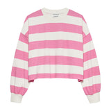 Oversized striped long sleeve