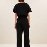 Mabel structure stripe top