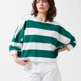 Oversized bold striped Tshirt