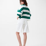 Oversized bold striped Tshirt