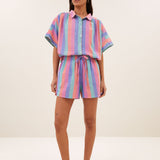 isa rainbow shorts