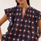 danee ikat blouse