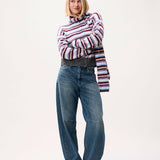 Striped cardigan