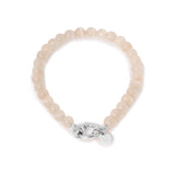 Beige cat eye bracelet