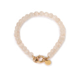 Beige cat eye bracelet
