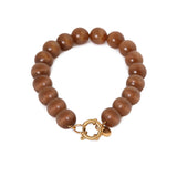 Brown cat eye bracelet