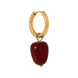 Burgundy hoop