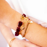 Oxblood bracelet