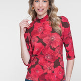 Top met bloemenprint