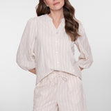 Blouse lurex stripe