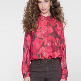 blouse met bloemendessin