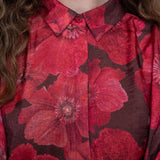 blouse met bloemendessin