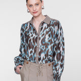 Blouse met animaldessin