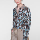 Blouse met animaldessin