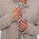 Cardigan with ruffles