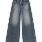 Extra Wide Leg Jeans With Cord