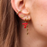Coral crush hoop