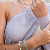 We shell sea necklace gold