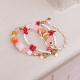 Coral crush bracelet