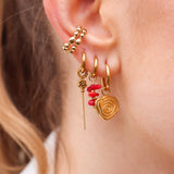 Coral crush hoop