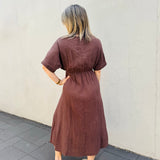 Long split dress