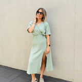 Long split Dress