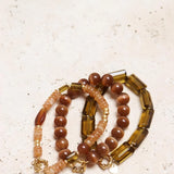 Brown cat eye bracelet