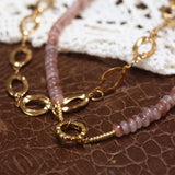 Satin twist necklace