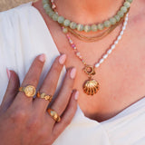 Sage necklace