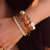 Shiny blush bracelet