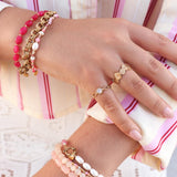 Red velvet bracelet