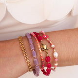 Red velvet bracelet