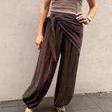 High-waisted balloon pants