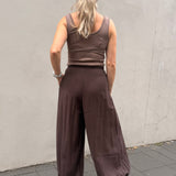 High-waisted balloon pants
