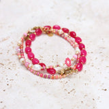 Red velvet bracelet