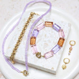Mini purple necklace